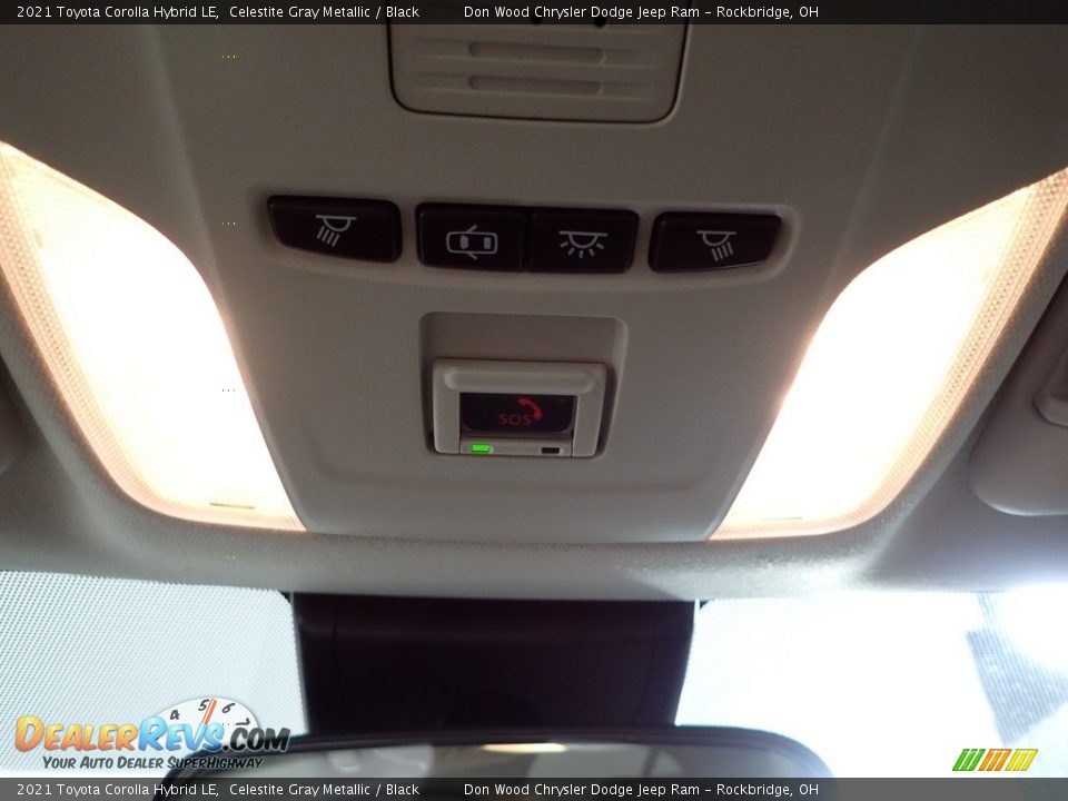2021 Toyota Corolla Hybrid LE Celestite Gray Metallic / Black Photo #20
