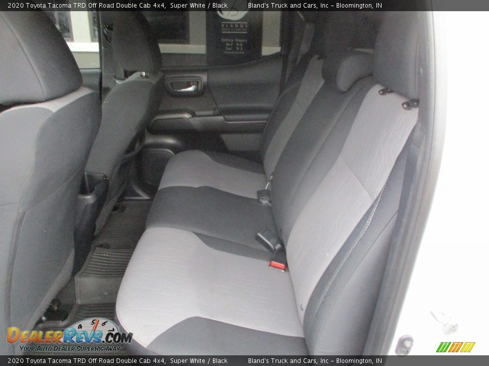 Rear Seat of 2020 Toyota Tacoma TRD Off Road Double Cab 4x4 Photo #8