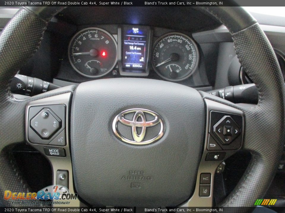 2020 Toyota Tacoma TRD Off Road Double Cab 4x4 Steering Wheel Photo #12