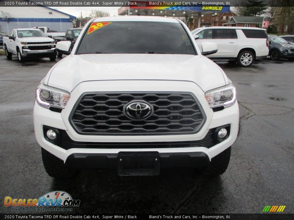 2020 Toyota Tacoma TRD Off Road Double Cab 4x4 Super White / Black Photo #26