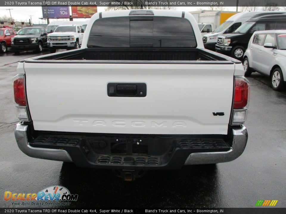 2020 Toyota Tacoma TRD Off Road Double Cab 4x4 Super White / Black Photo #30