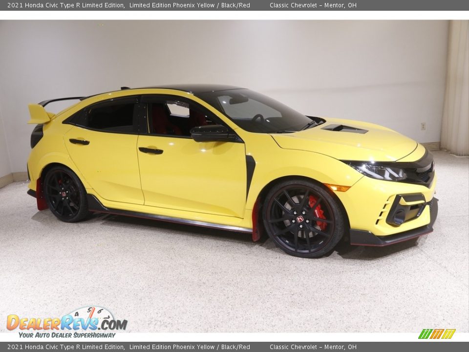 Limited Edition Phoenix Yellow 2021 Honda Civic Type R Limited Edition Photo #1