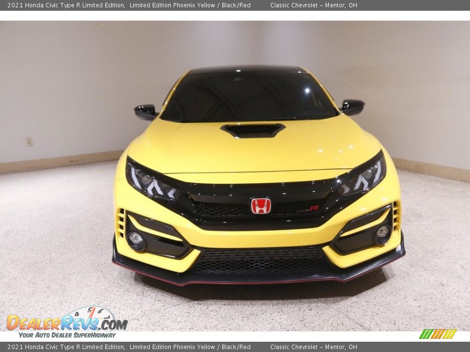 2021 Honda Civic Type R Limited Edition Limited Edition Phoenix Yellow / Black/Red Photo #2