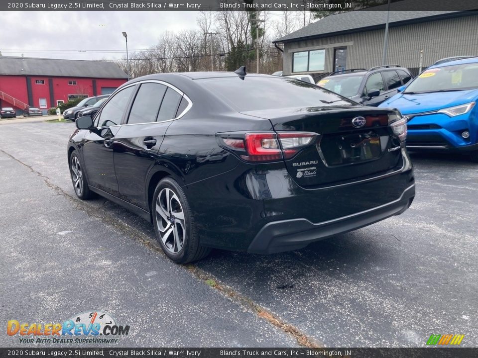 2020 Subaru Legacy 2.5i Limited Crystal Black Silica / Warm Ivory Photo #3