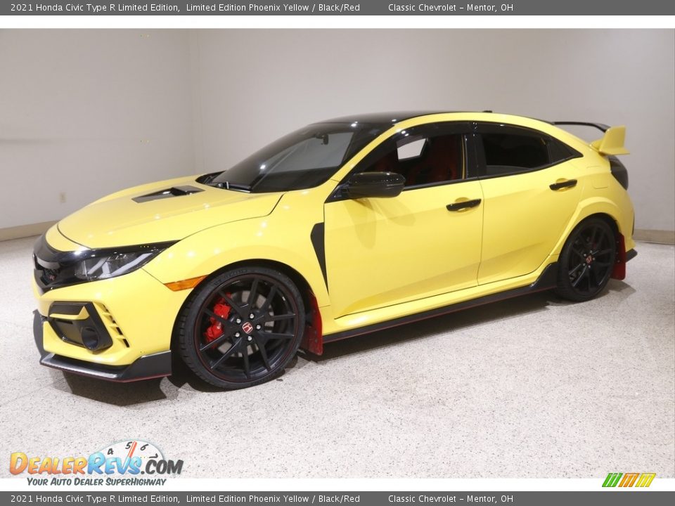 Limited Edition Phoenix Yellow 2021 Honda Civic Type R Limited Edition Photo #3