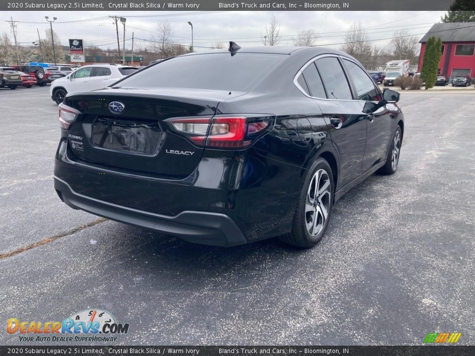 2020 Subaru Legacy 2.5i Limited Crystal Black Silica / Warm Ivory Photo #5