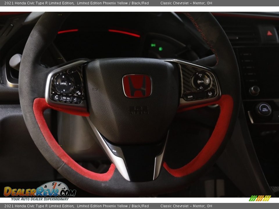 2021 Honda Civic Type R Limited Edition Steering Wheel Photo #8