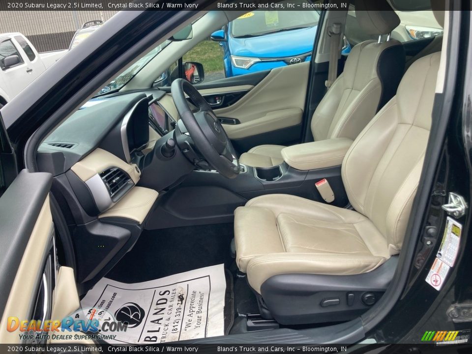 2020 Subaru Legacy 2.5i Limited Crystal Black Silica / Warm Ivory Photo #15