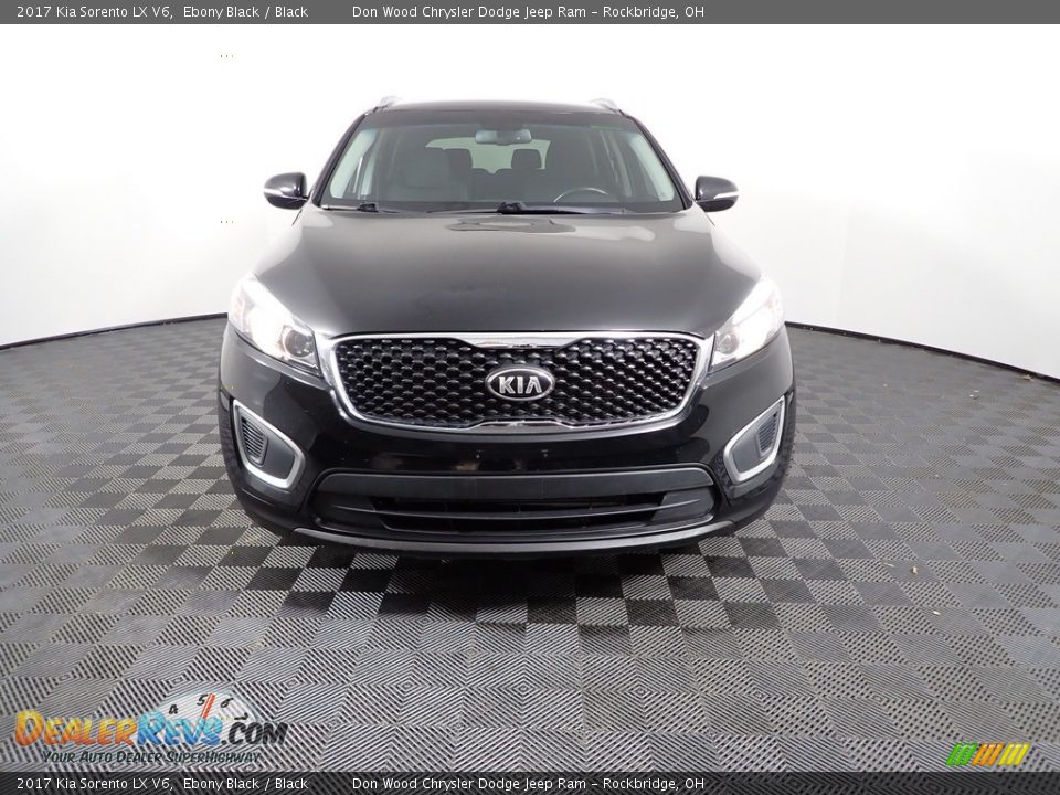 2017 Kia Sorento LX V6 Ebony Black / Black Photo #4