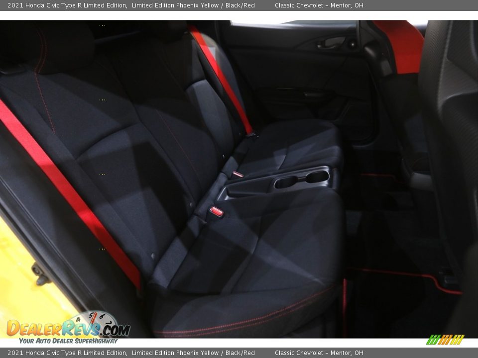 Rear Seat of 2021 Honda Civic Type R Limited Edition Photo #19