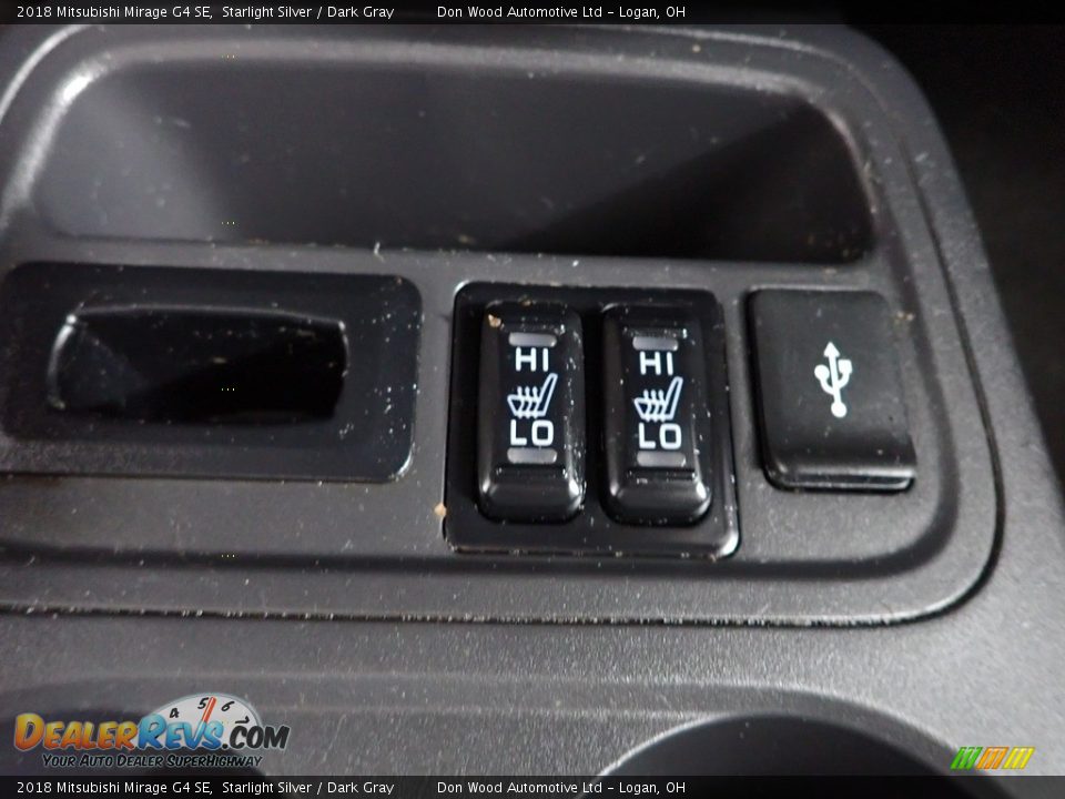 2018 Mitsubishi Mirage G4 SE Starlight Silver / Dark Gray Photo #4
