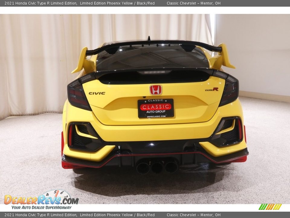 2021 Honda Civic Type R Limited Edition Limited Edition Phoenix Yellow / Black/Red Photo #21