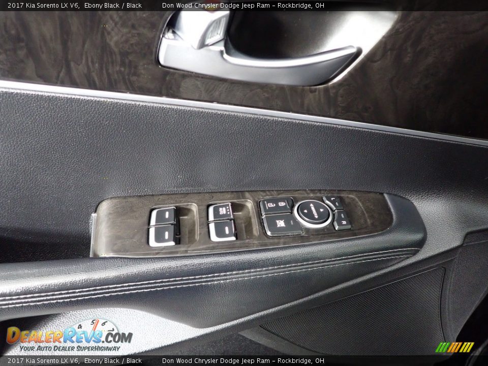 2017 Kia Sorento LX V6 Ebony Black / Black Photo #10
