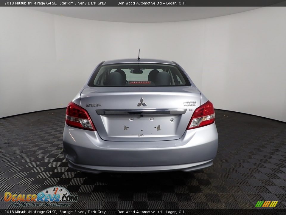 2018 Mitsubishi Mirage G4 SE Starlight Silver / Dark Gray Photo #8