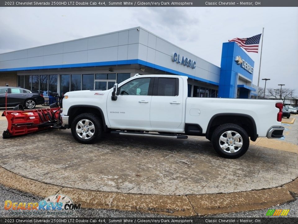 2023 Chevrolet Silverado 2500HD LTZ Double Cab 4x4 Summit White / Gideon/Very Dark Atmosphere Photo #1