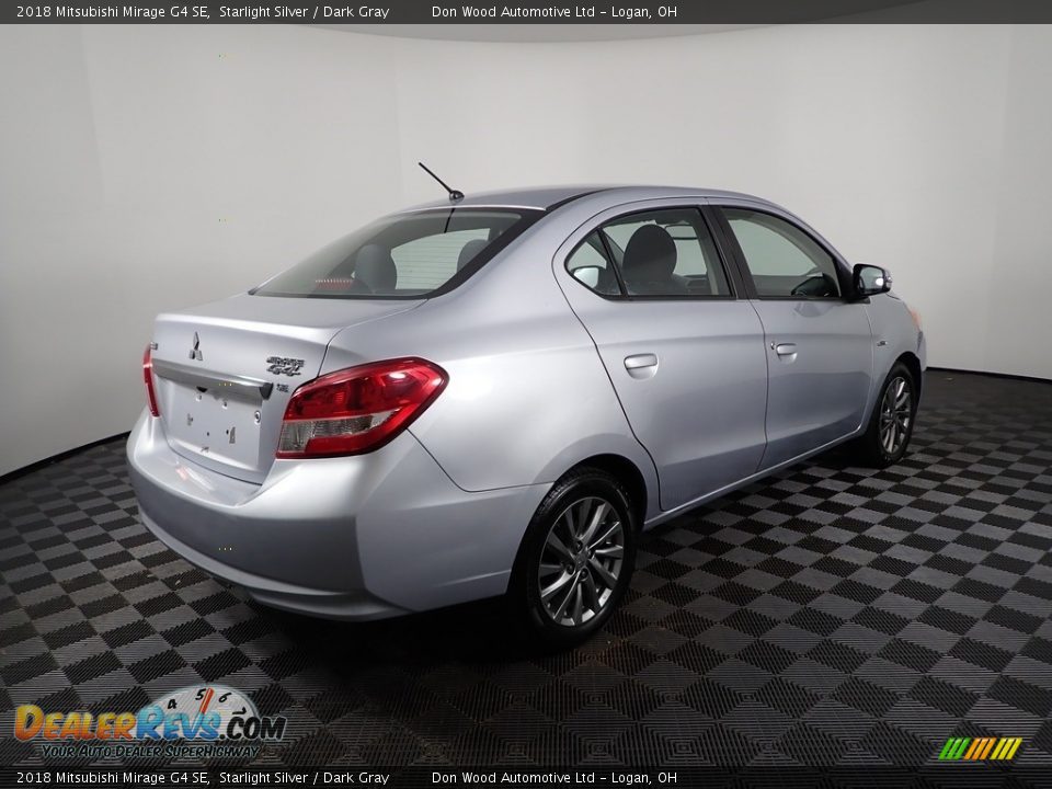 2018 Mitsubishi Mirage G4 SE Starlight Silver / Dark Gray Photo #11