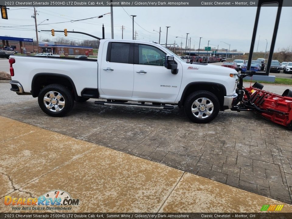 2023 Chevrolet Silverado 2500HD LTZ Double Cab 4x4 Summit White / Gideon/Very Dark Atmosphere Photo #2