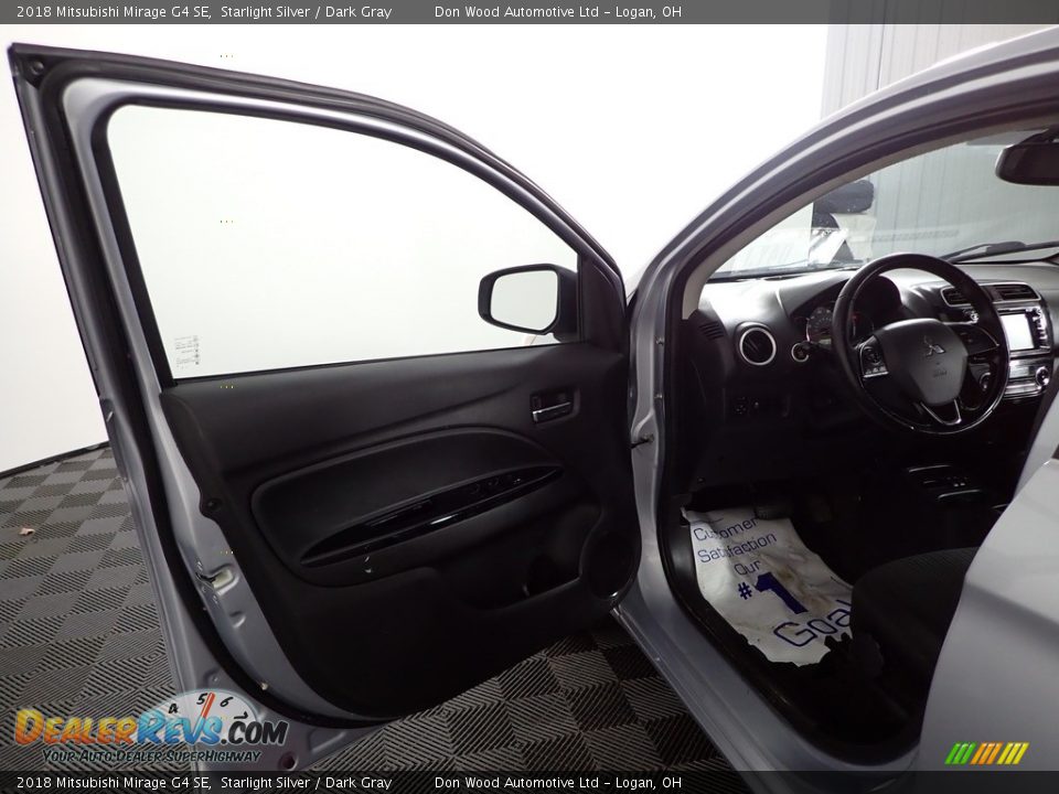 2018 Mitsubishi Mirage G4 SE Starlight Silver / Dark Gray Photo #12