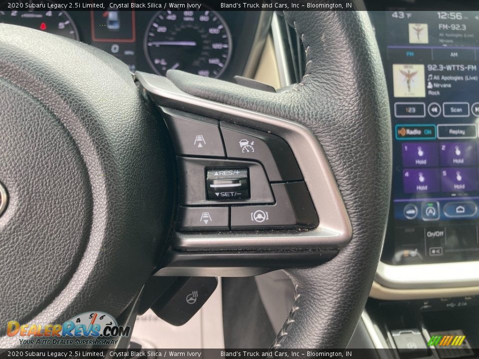2020 Subaru Legacy 2.5i Limited Crystal Black Silica / Warm Ivory Photo #26