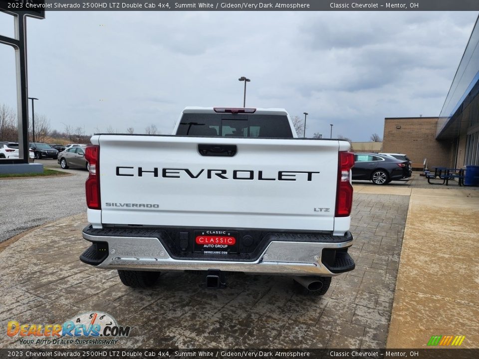 2023 Chevrolet Silverado 2500HD LTZ Double Cab 4x4 Summit White / Gideon/Very Dark Atmosphere Photo #4