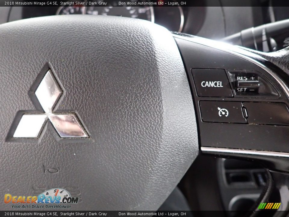 2018 Mitsubishi Mirage G4 SE Starlight Silver / Dark Gray Photo #17