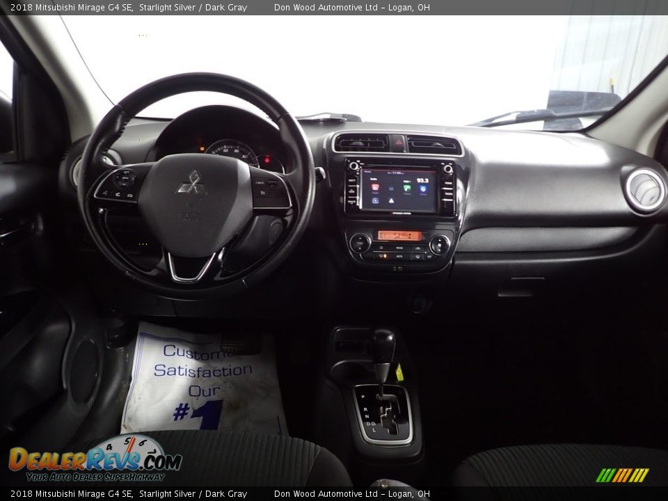 2018 Mitsubishi Mirage G4 SE Starlight Silver / Dark Gray Photo #23