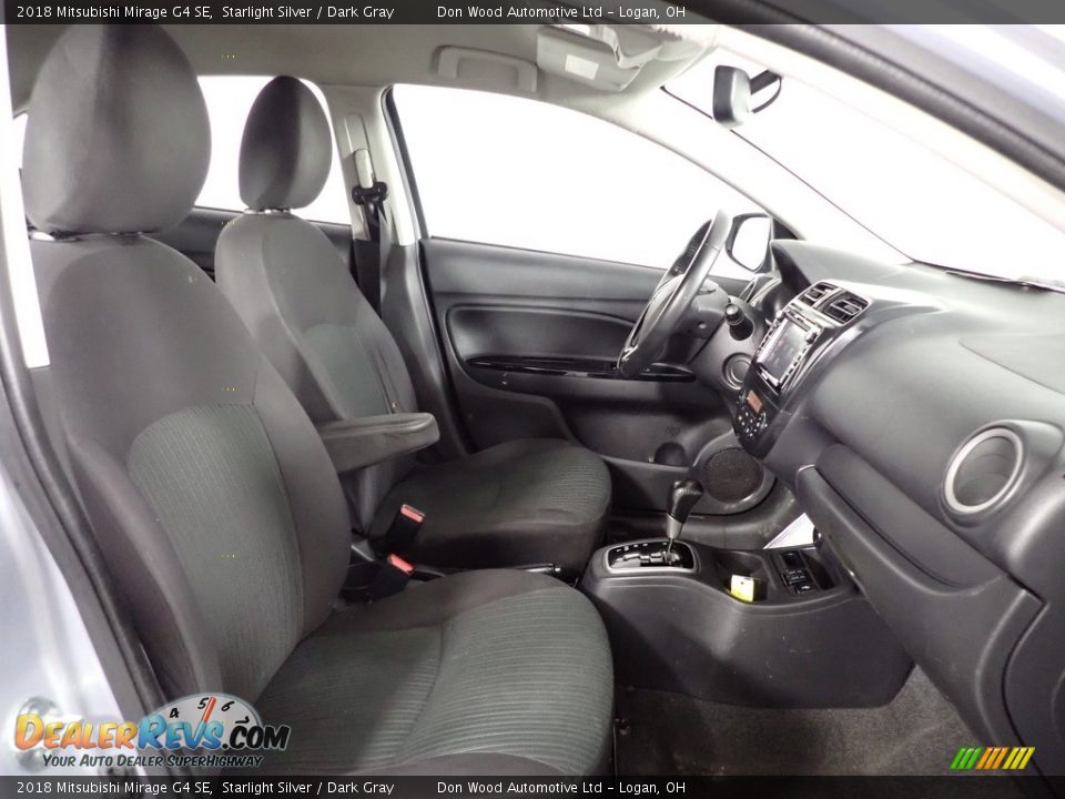 2018 Mitsubishi Mirage G4 SE Starlight Silver / Dark Gray Photo #25