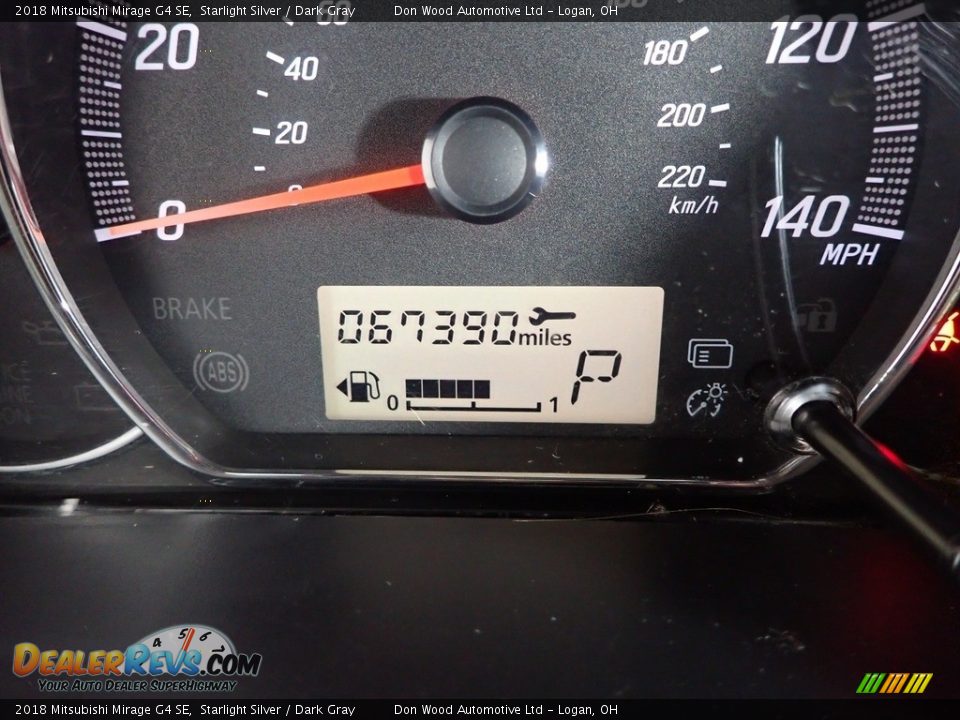 2018 Mitsubishi Mirage G4 SE Starlight Silver / Dark Gray Photo #29
