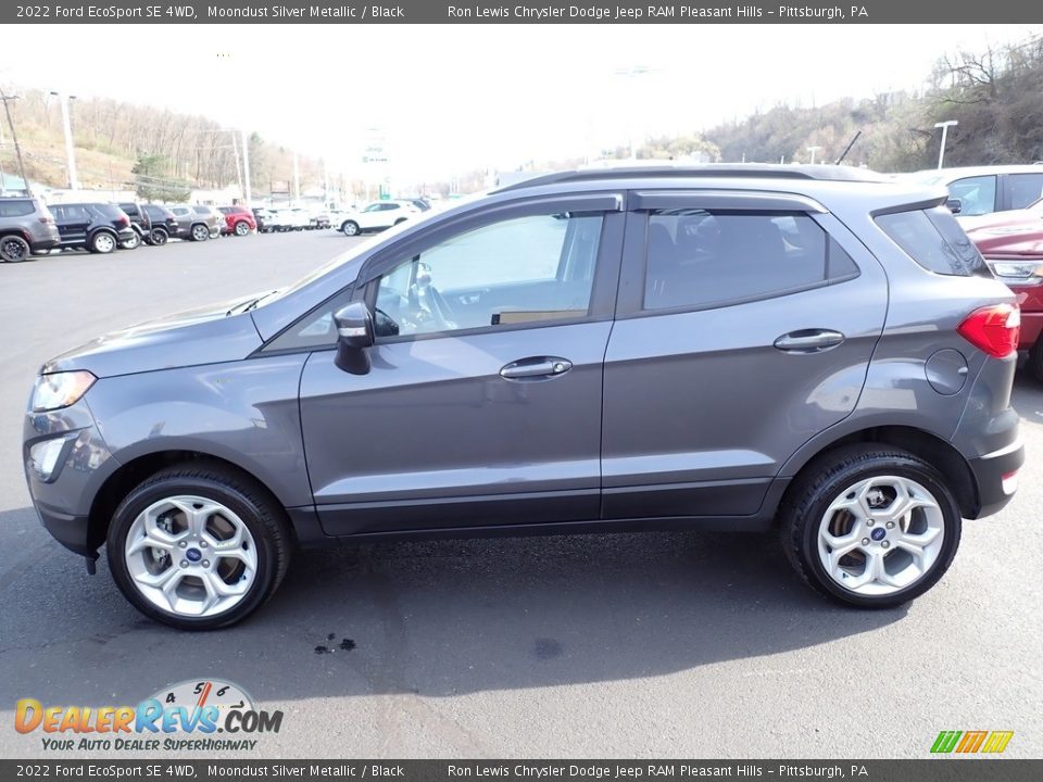 2022 Ford EcoSport SE 4WD Moondust Silver Metallic / Black Photo #2