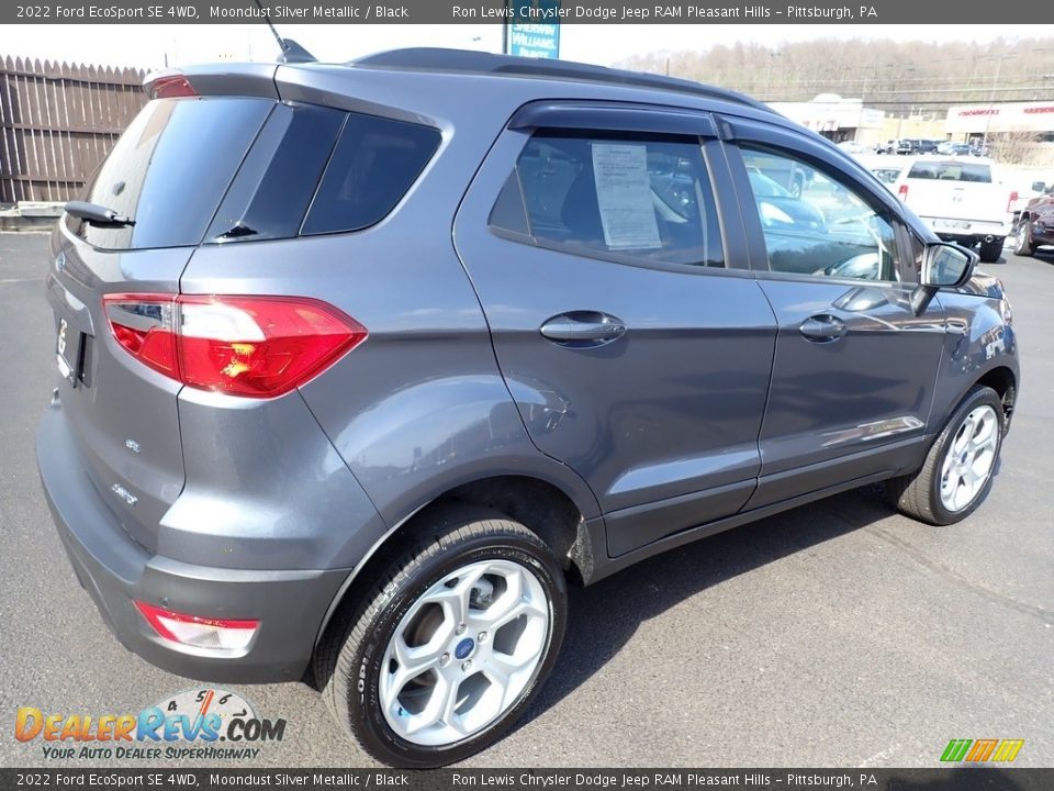 2022 Ford EcoSport SE 4WD Moondust Silver Metallic / Black Photo #6