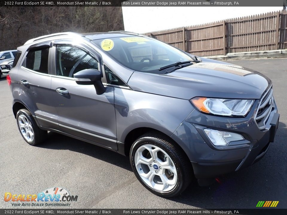 2022 Ford EcoSport SE 4WD Moondust Silver Metallic / Black Photo #8