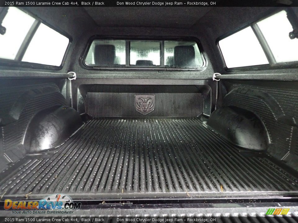2015 Ram 1500 Laramie Crew Cab 4x4 Black / Black Photo #12