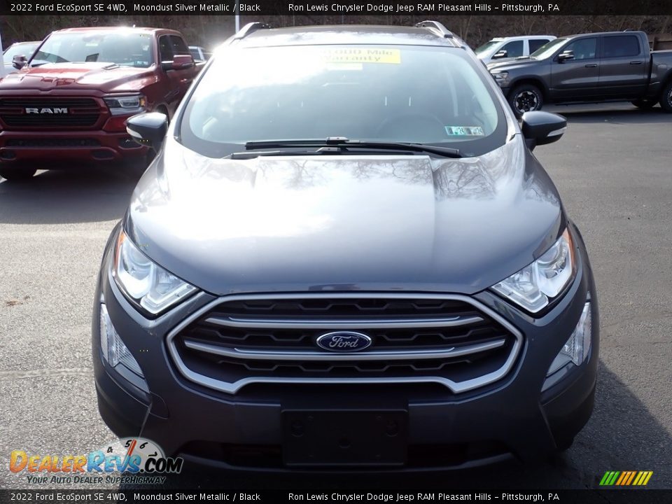 2022 Ford EcoSport SE 4WD Moondust Silver Metallic / Black Photo #9