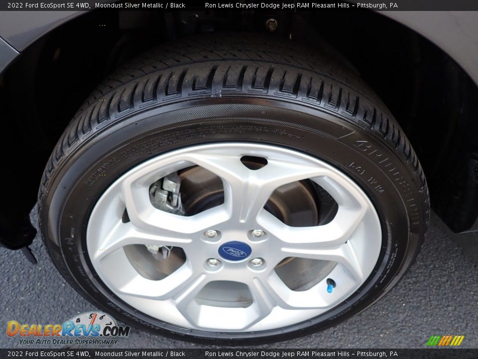 2022 Ford EcoSport SE 4WD Moondust Silver Metallic / Black Photo #10