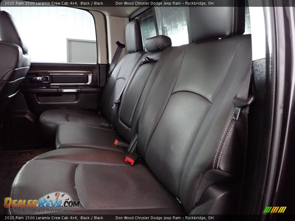 2015 Ram 1500 Laramie Crew Cab 4x4 Black / Black Photo #27
