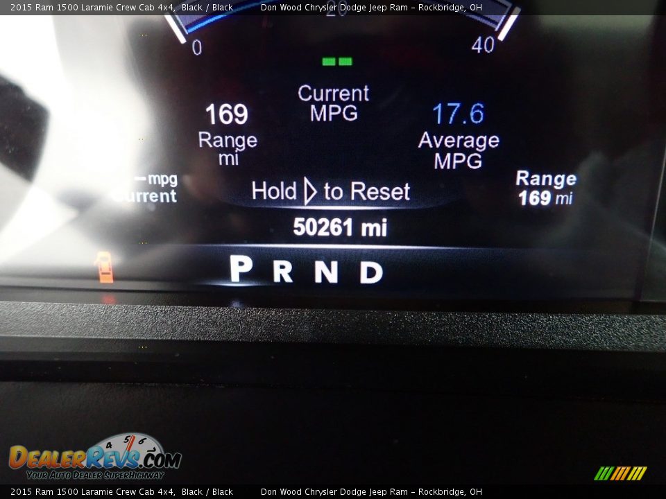 2015 Ram 1500 Laramie Crew Cab 4x4 Black / Black Photo #34