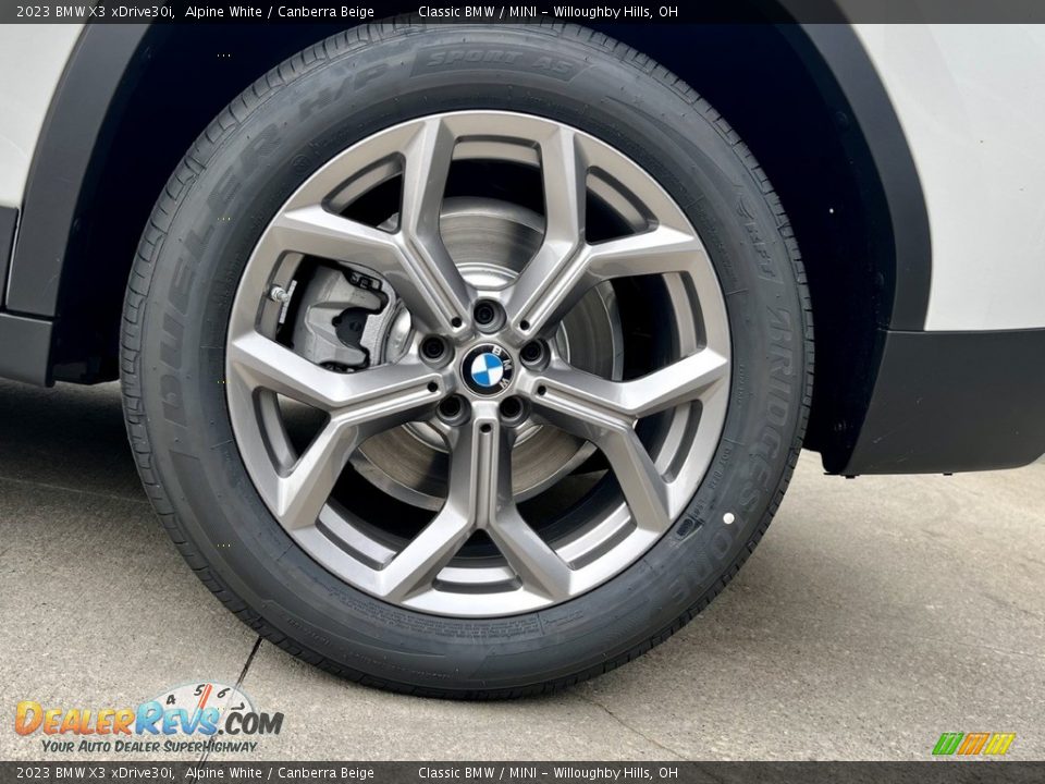 2023 BMW X3 xDrive30i Alpine White / Canberra Beige Photo #2