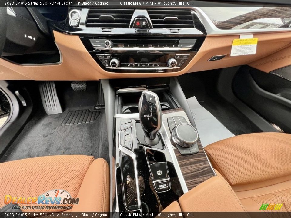 2023 BMW 5 Series 530i xDrive Sedan Jet Black / Cognac Photo #8