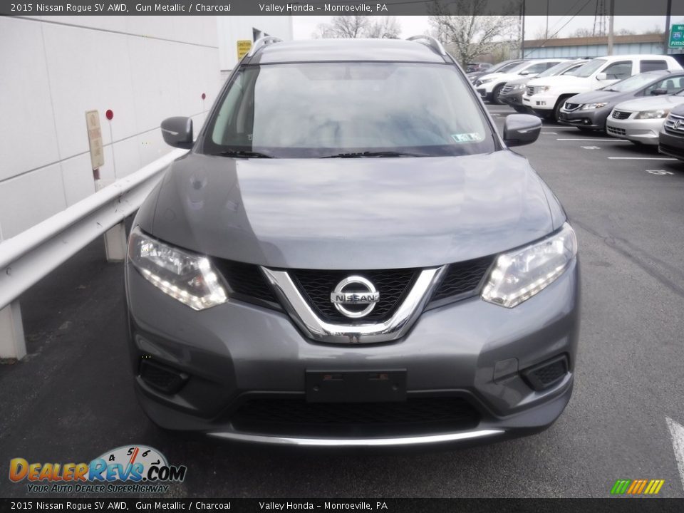 2015 Nissan Rogue SV AWD Gun Metallic / Charcoal Photo #2