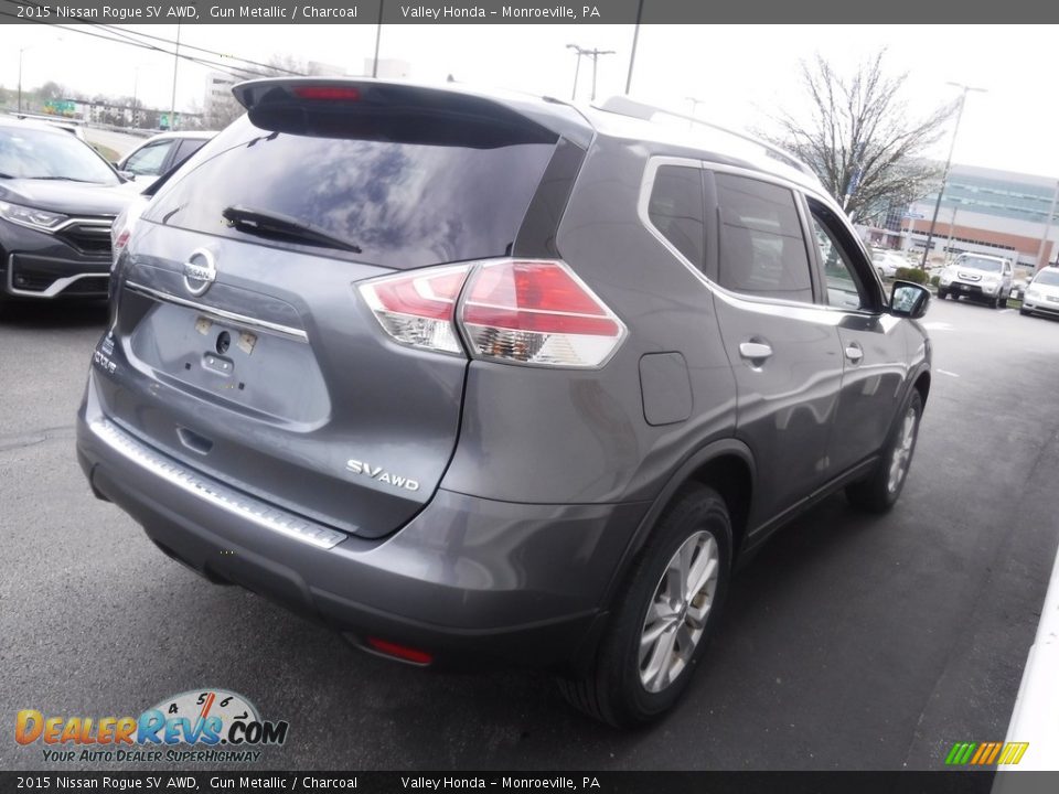 2015 Nissan Rogue SV AWD Gun Metallic / Charcoal Photo #4