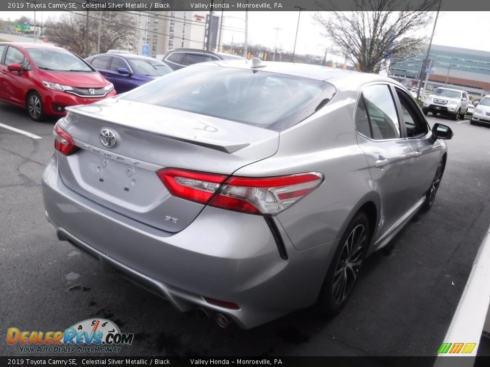 2019 Toyota Camry SE Celestial Silver Metallic / Black Photo #7