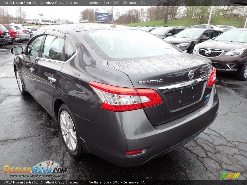 2013 Nissan Sentra SL Amethyst Gray / Charcoal Photo #4