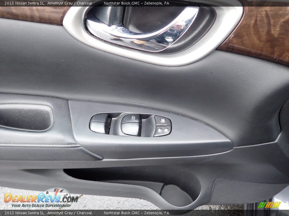 2013 Nissan Sentra SL Amethyst Gray / Charcoal Photo #21