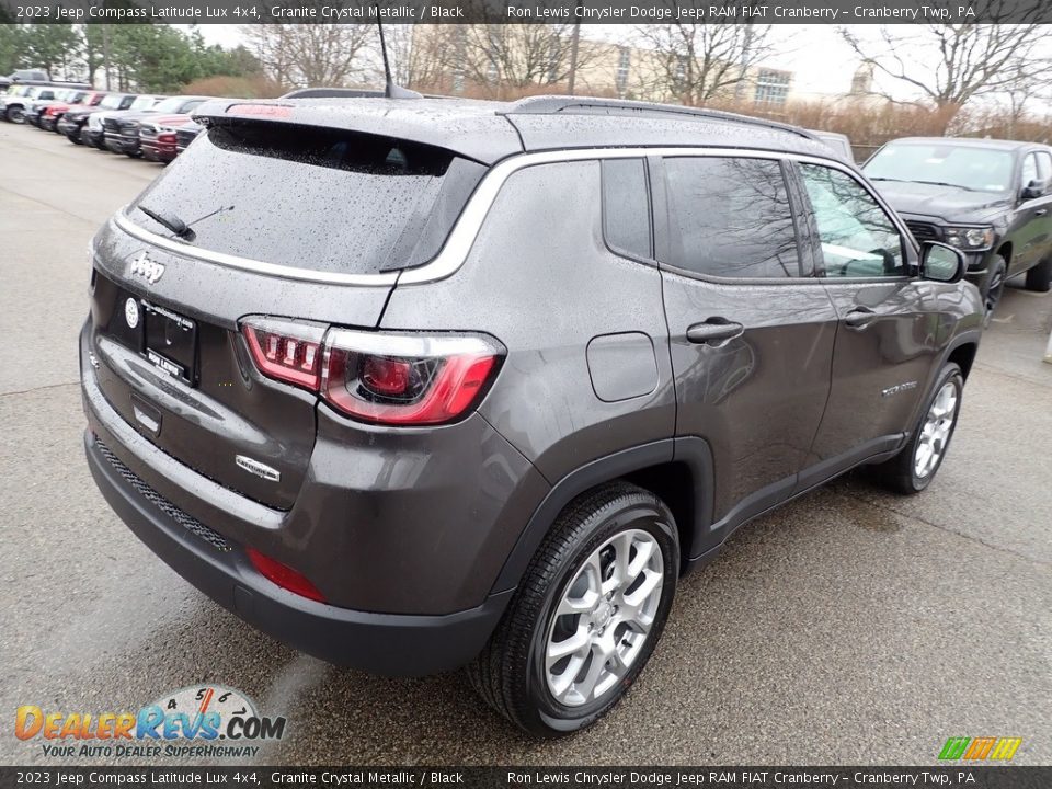 2023 Jeep Compass Latitude Lux 4x4 Granite Crystal Metallic / Black Photo #5