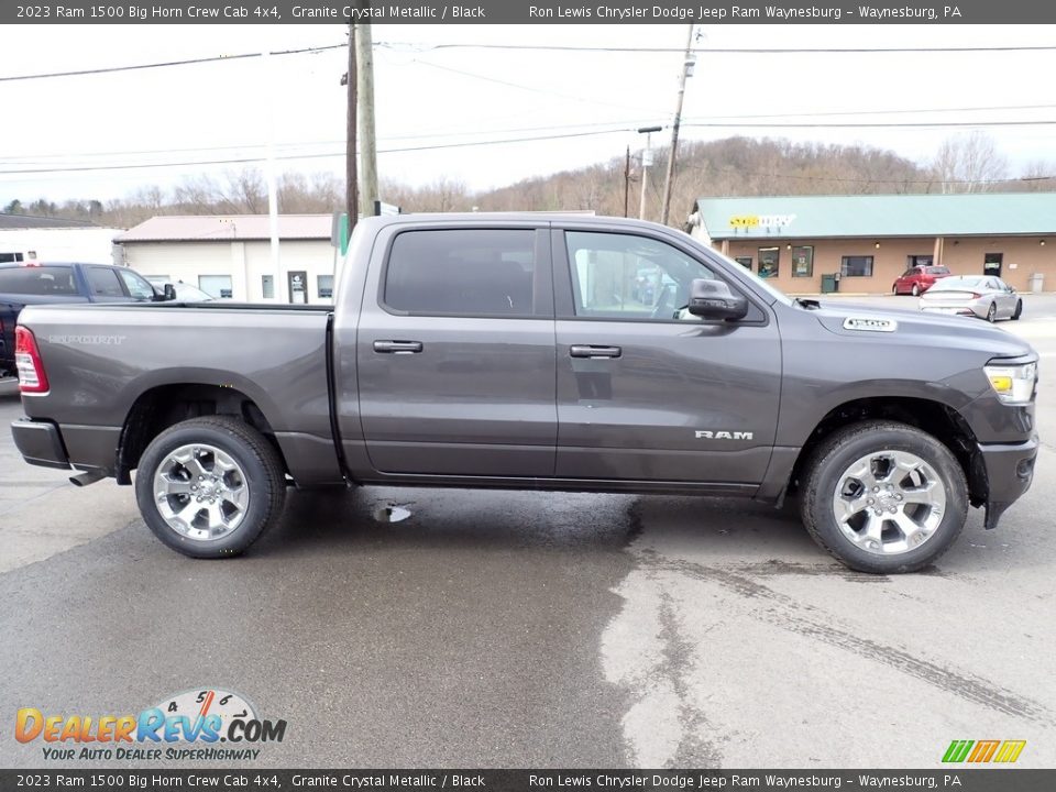 2023 Ram 1500 Big Horn Crew Cab 4x4 Granite Crystal Metallic / Black Photo #7