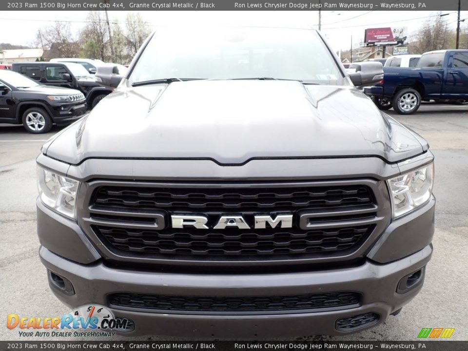 2023 Ram 1500 Big Horn Crew Cab 4x4 Granite Crystal Metallic / Black Photo #9