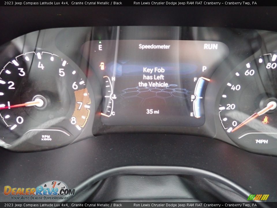 2023 Jeep Compass Latitude Lux 4x4 Granite Crystal Metallic / Black Photo #18