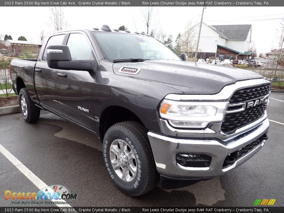 2023 Ram 3500 Big Horn Crew Cab 4x4 Granite Crystal Metallic / Black Photo #3