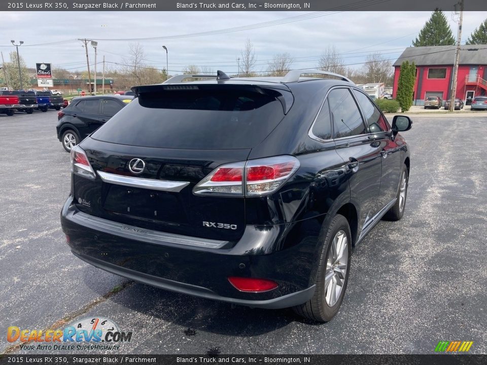 2015 Lexus RX 350 Stargazer Black / Parchment Photo #5