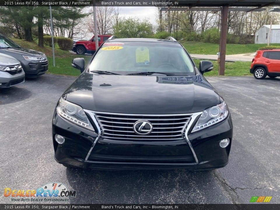 2015 Lexus RX 350 Stargazer Black / Parchment Photo #7